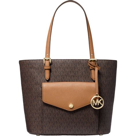 michael michael kors signature jet set medium multifunction pocket tote